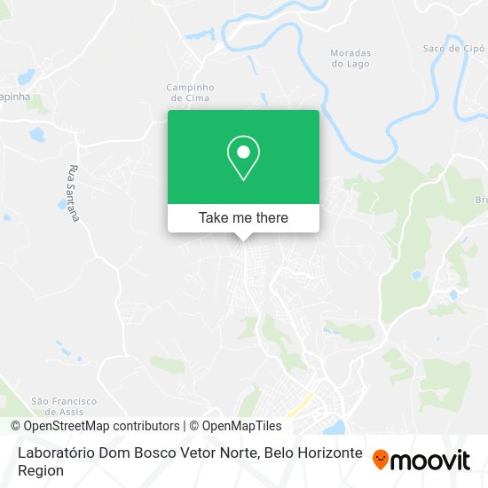 Laboratório Dom Bosco Vetor Norte map