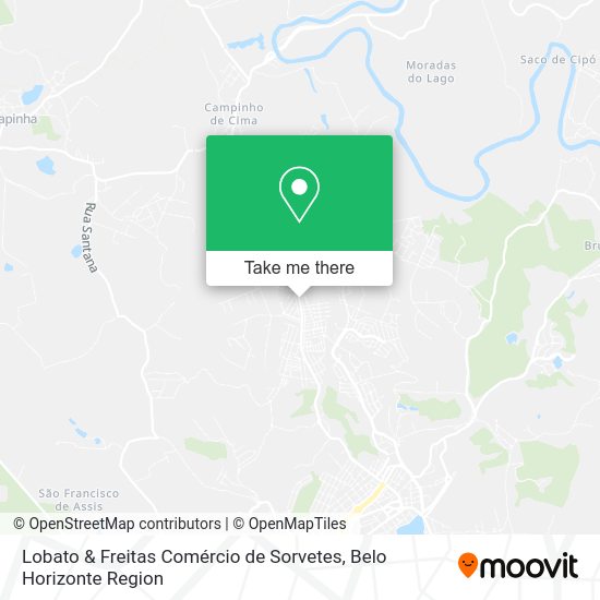 Lobato & Freitas Comércio de Sorvetes map
