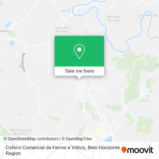 Cofervi Comercial de Ferros e Vidros map
