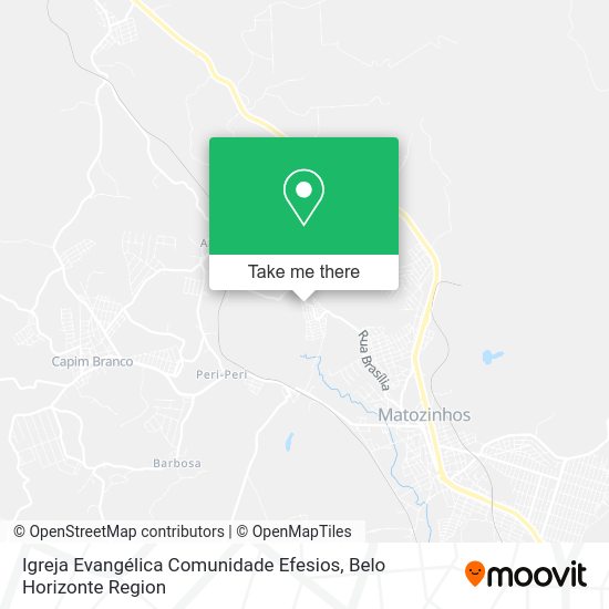 Igreja Evangélica Comunidade Efesios map