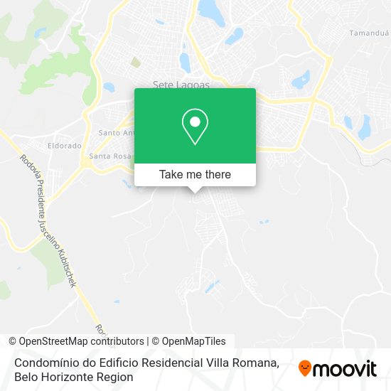 Condomínio do Edificio Residencial Villa Romana map