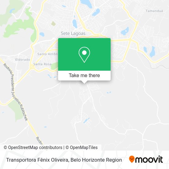 Transportora Fênix Oliveira map