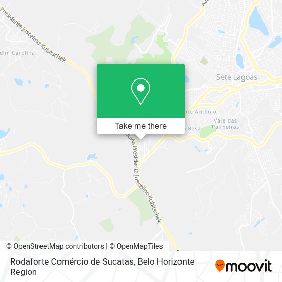 Rodaforte Comércio de Sucatas map