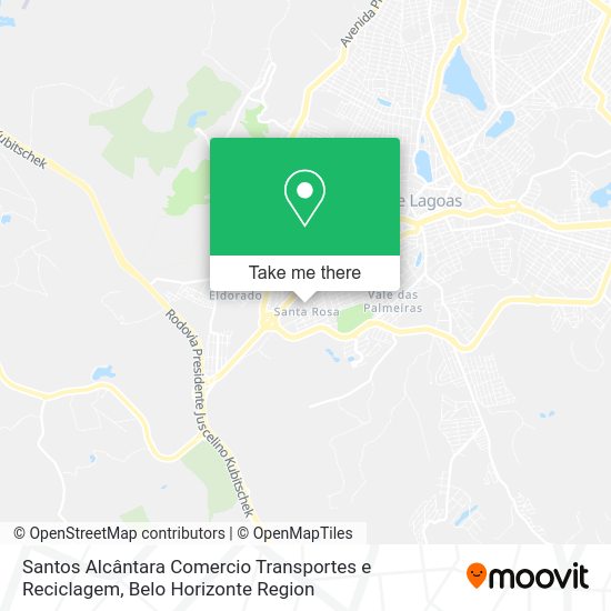 Santos Alcântara Comercio Transportes e Reciclagem map