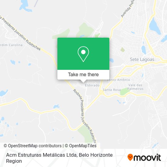 Acm Estruturas Metálicas Ltda map