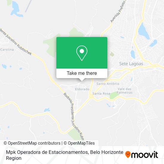 Mpk Operadora de Estacionamentos map