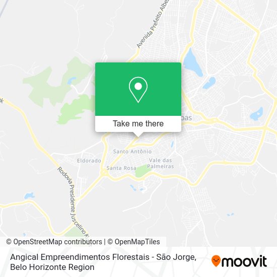 Angical Empreendimentos Florestais - São Jorge map