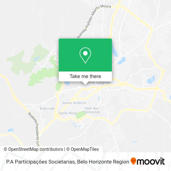 P.A Participações Societarias map