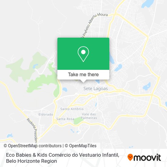 Eco Babies & Kids Comércio do Vestuario Infantil map