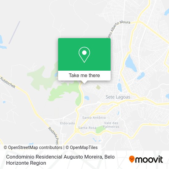 Condomínio Residencial Augusto Moreira map