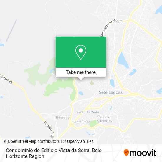 Condomínio do Edificio Vista da Serra map