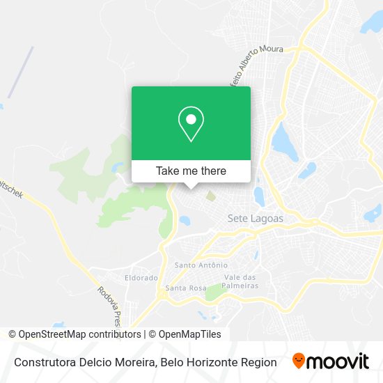 Construtora Delcio Moreira map