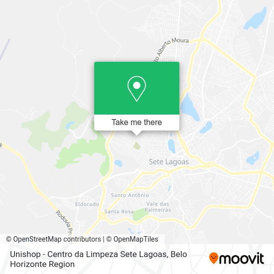 Unishop - Centro da Limpeza Sete Lagoas map