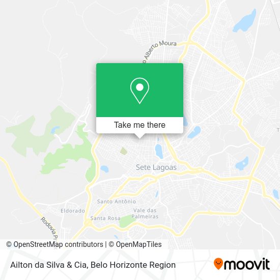 Ailton da Silva & Cia map