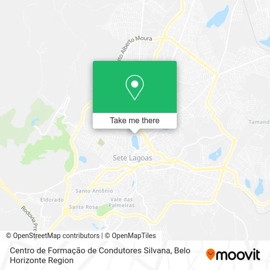 Centro de Formação de Condutores Silvana map