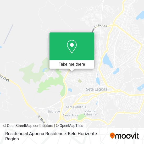 Residencial Apoena Residence map