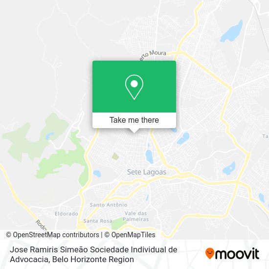Jose Ramiris Simeão Sociedade Individual de Advocacia map