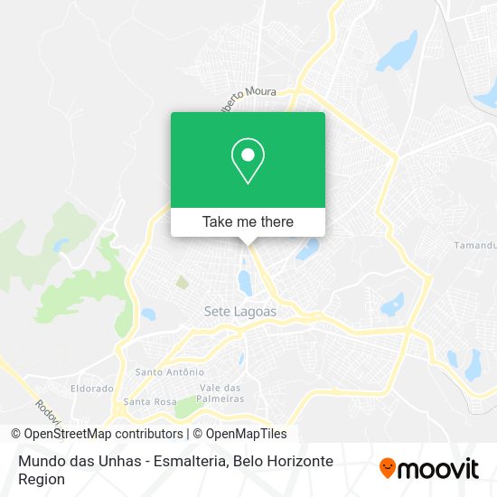 Mundo das Unhas - Esmalteria map