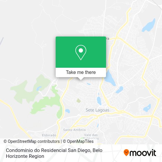 Condomínio do Residencial San Diego map