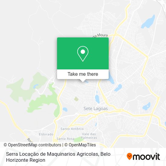 Serra Locação de Maquinarios Agricolas map