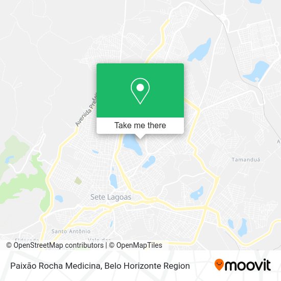 Paixão Rocha Medicina map