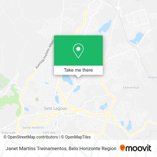 Janet Martins Treinamentos map