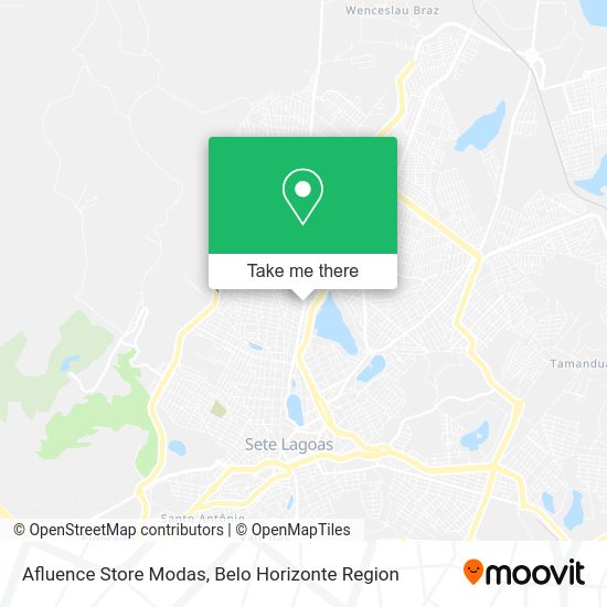 Afluence Store Modas map