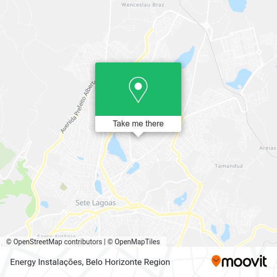 Energy Instalações map