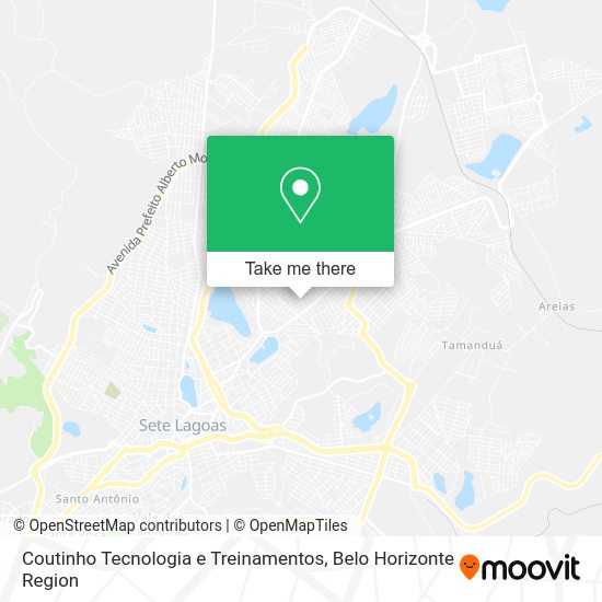 Coutinho Tecnologia e Treinamentos map