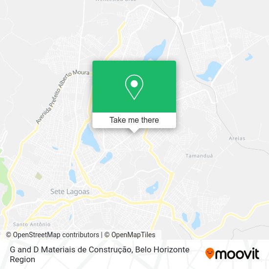G and D Materiais de Construção map