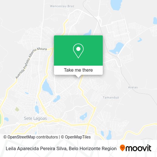 Leila Aparecida Pereira Silva map