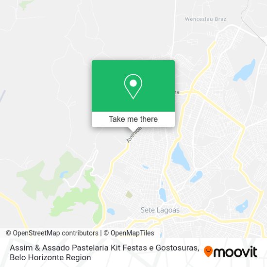Assim & Assado Pastelaria Kit Festas e Gostosuras map