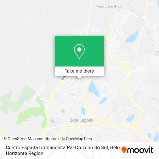 Centro Espírita Umbandista Pai Cruzeiro do Sul map