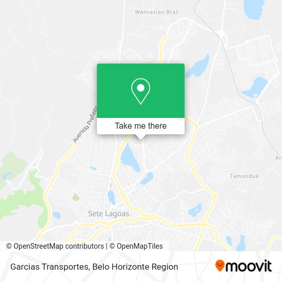 Garcias Transportes map