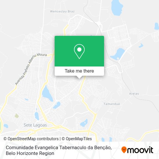 Comunidade Evangelica Tabernaculo da Benção map