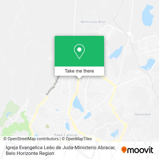 Igreja Evangelica Leão de Juda-Ministerio Abracar map