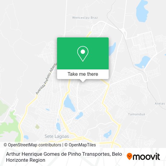 Arthur Henrique Gomes de Pinho Transportes map
