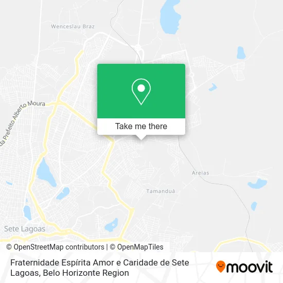 Fraternidade Espírita Amor e Caridade de Sete Lagoas map