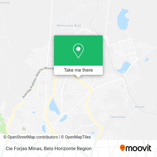 Cie Forjas Minas map