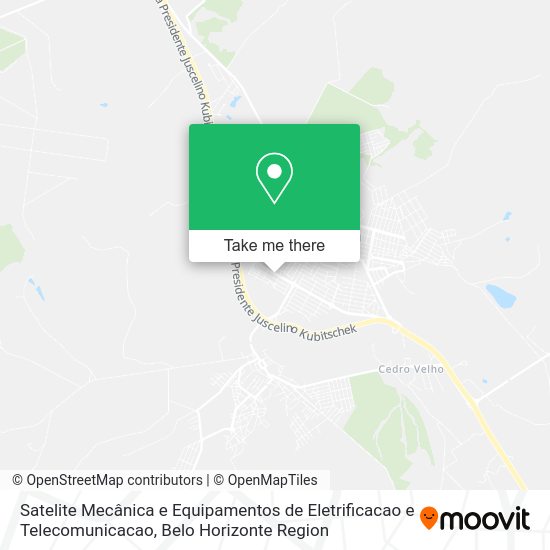 Satelite Mecânica e Equipamentos de Eletrificacao e Telecomunicacao map