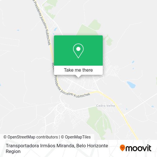 Transportadora Irmãos Miranda map