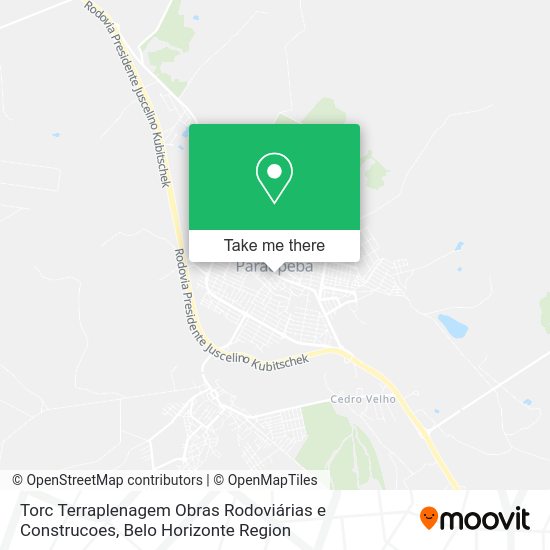 Torc Terraplenagem Obras Rodoviárias e Construcoes map