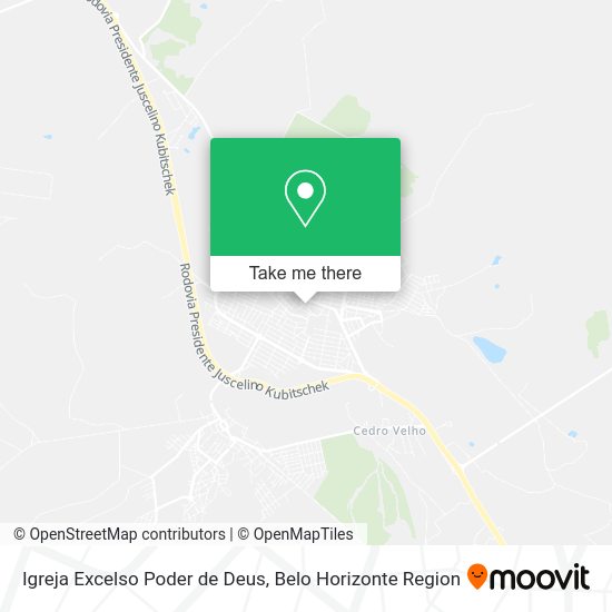Igreja Excelso Poder de Deus map