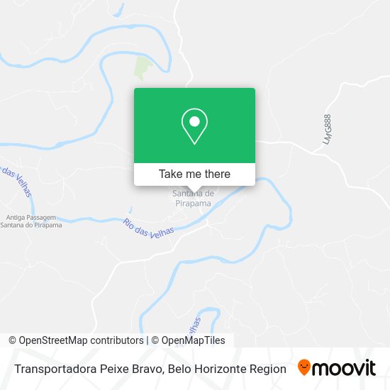 Transportadora Peixe Bravo map
