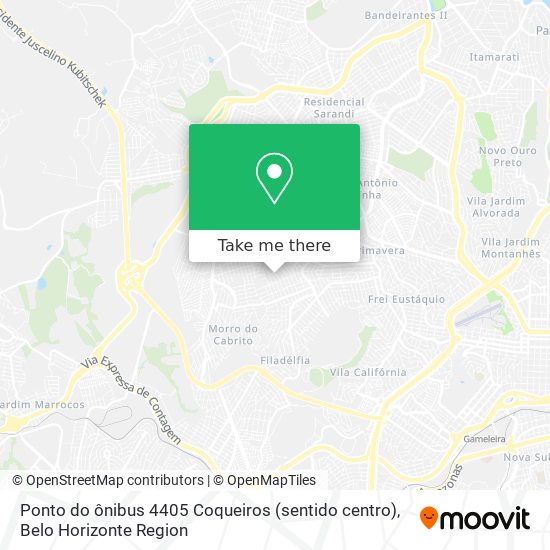Ponto do ônibus 4405 Coqueiros (sentido centro) map