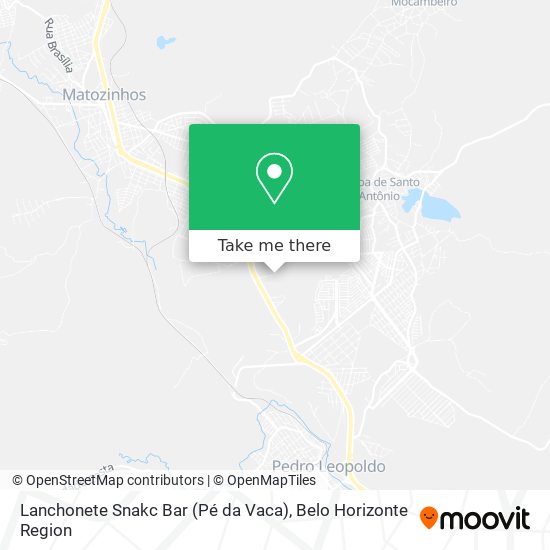 Lanchonete Snakc Bar (Pé da Vaca) map