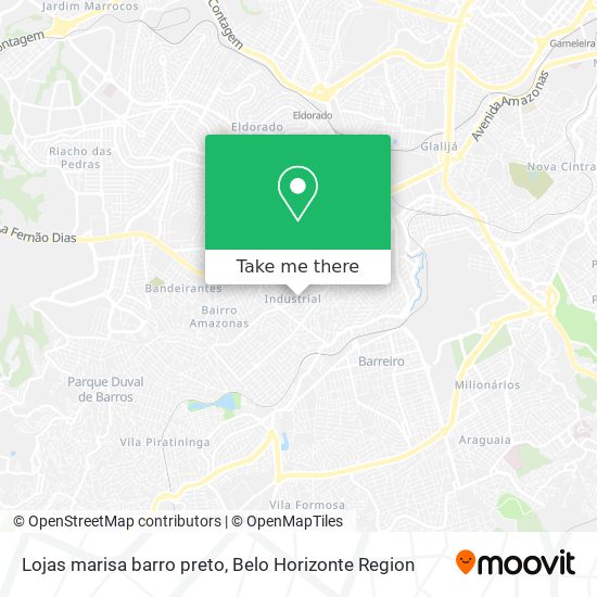 Lojas marisa barro preto map