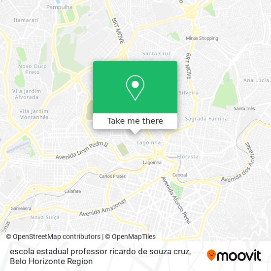 escola estadual professor ricardo de souza cruz map