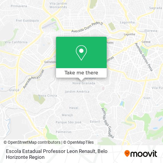Escola Estadual Professor Leon Renault map
