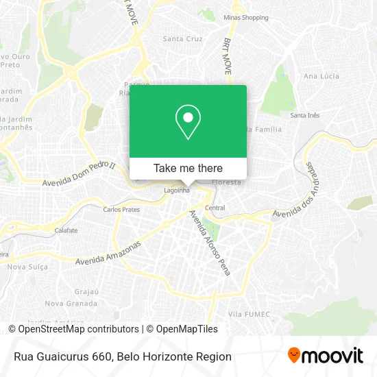 Rua Guaicurus 660 map